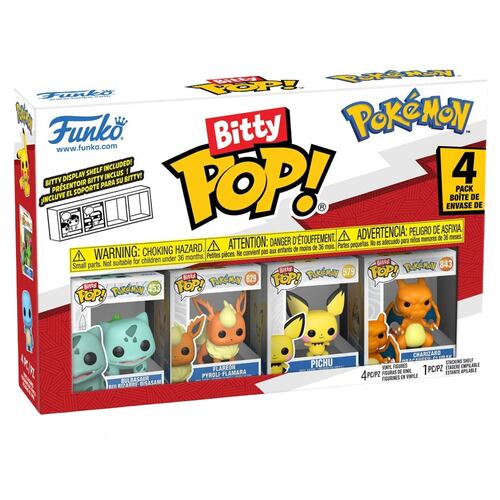 Funko Bitty Pop: Pokemon - Bulbasaur 4 Pack