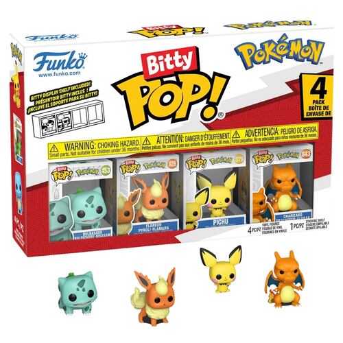 Funko Bitty Pop: Pokemon - Bulbasaur 4 Pack