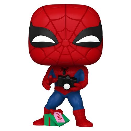 Funko Pop Marvel: Holiday Spider-Man con Regalo