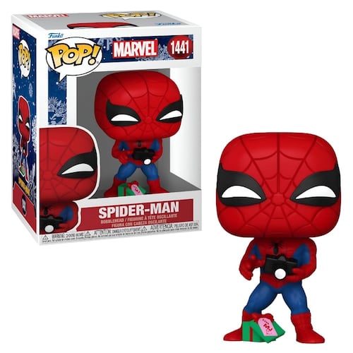 Funko Pop Marvel: Holiday Spider-Man con Regalo