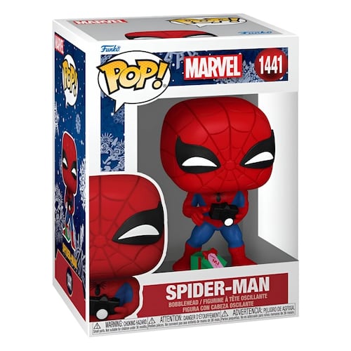 Funko Pop Marvel: Holiday Spider-Man con Regalo