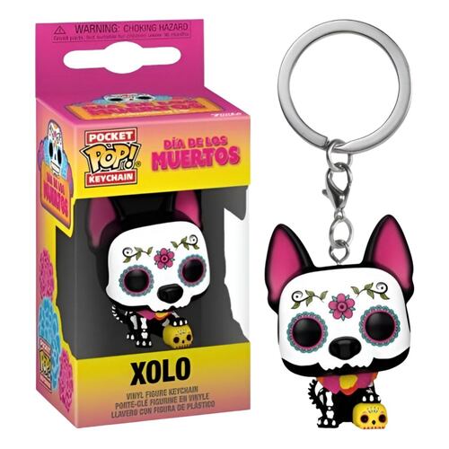 Funko Pop Keychain: Día de los Muertos Xolo Llavero