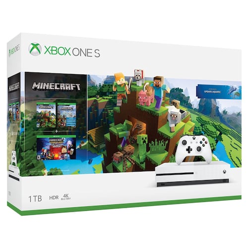 Consola Xbox One S de 1TB + Minecraft