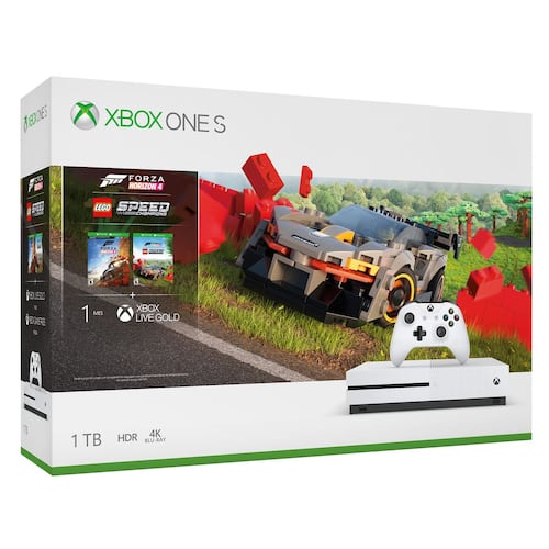 Consola Xbox One S Forza Horizon 4 y Forza Lego SC
