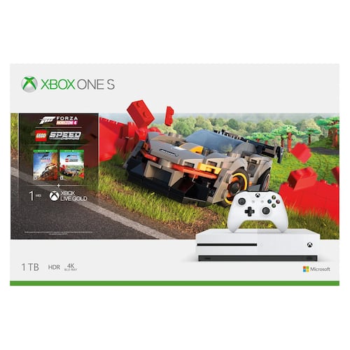 Consola Xbox One S Forza Horizon 4 y Forza Lego SC