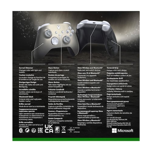 Control Xbox Series X/S lunar shift edición especial