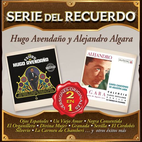 CD Hugo Avedaño y Alejandro Algara- Serie Del Recuerdo 2 En 1