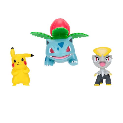 Set 3 Figuras de Acción Pokémon ¡Colecciónalos Todos!