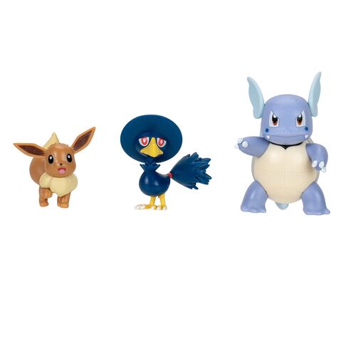 Set 3 Figuras de Acción Pokémon ¡Colecciónalos Todos!