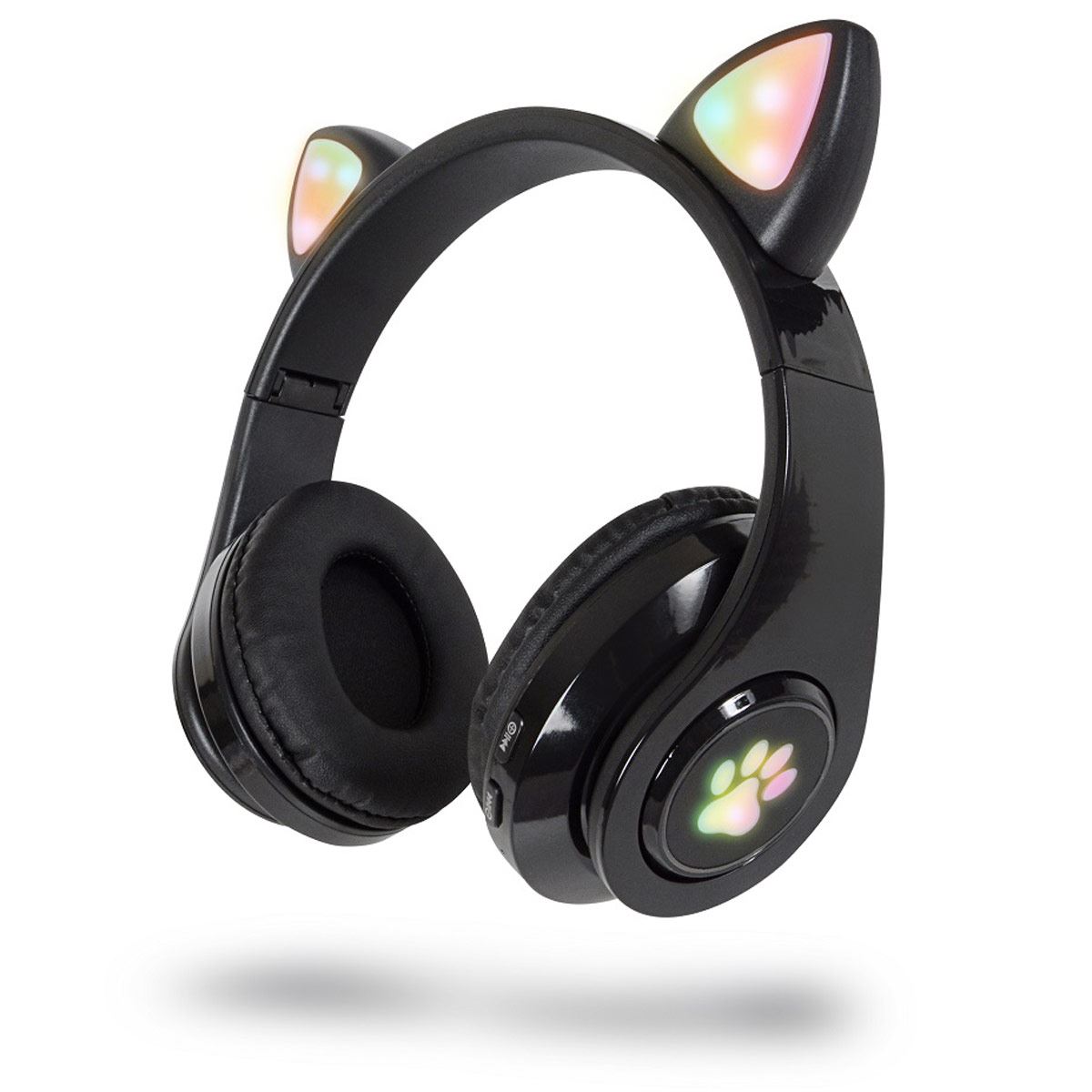 Aud fonos Bluetooth Gato Grande Negro