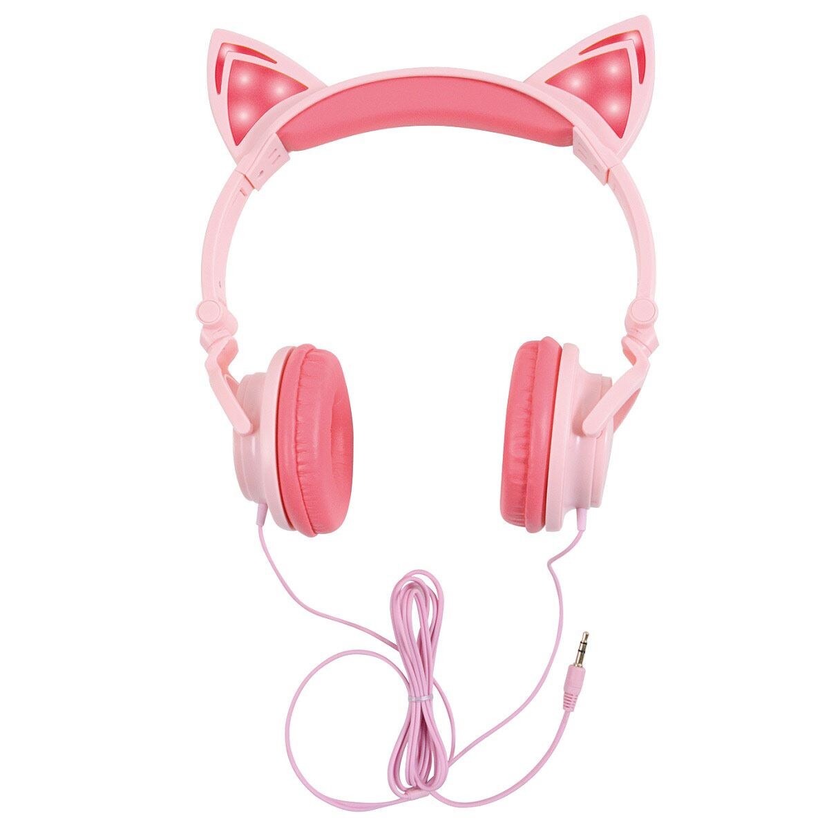 Audifonos rosas con orejas de online gato