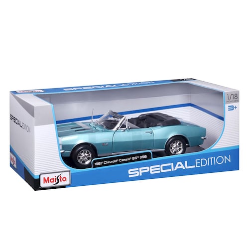 1:18 1967 Chevrolet Camaro Ss 396 Convertible
