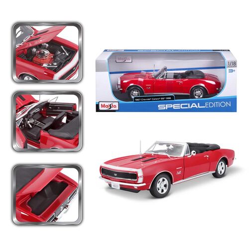 1:18 1967 Chevrolet Camaro Ss 396 Convertible