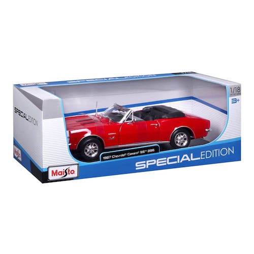 1:18 1967 Chevrolet Camaro Ss 396 Convertible