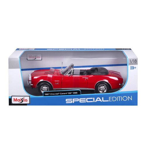 1:18 1967 Chevrolet Camaro Ss 396 Convertible