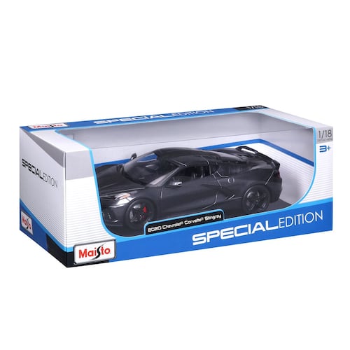 1:18 2020 Chevrolet Corvette Stingray Coupe Gris Metálico