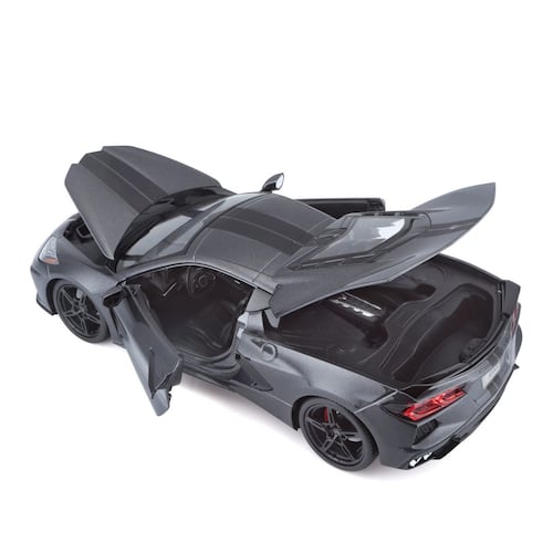 1:18 2020 Chevrolet Corvette Stingray Coupe Gris Metálico
