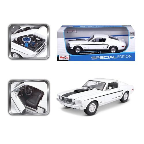 1:18 1968 Ford Mustang Gt Cobra Jet