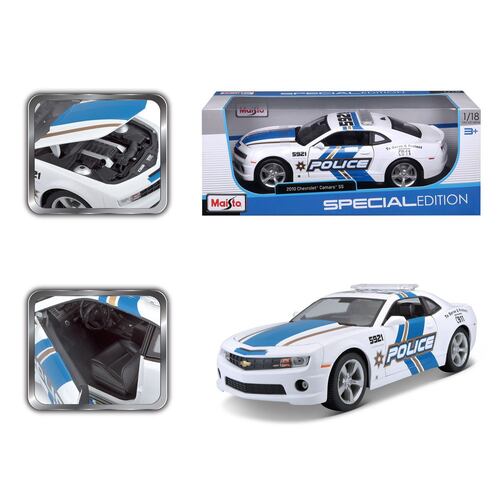 1:18 2010 Chevrolet Camaro Ss Rs Police  Blanco