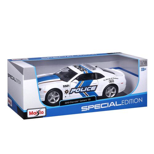1:18 2010 Chevrolet Camaro Ss Rs Police  Blanco