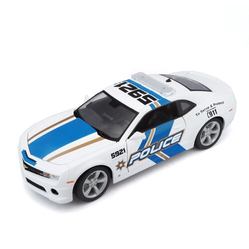 1:18 2010 Chevrolet Camaro Ss Rs Police  Blanco