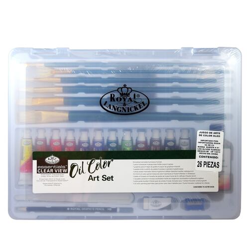 Royal & Langnickel Essentials Clear View Oil Painting Set, Large