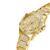 Reloj Guess W1156L2 correa de acero inoxidable color dorado