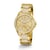 Reloj Guess W1156L2 correa de acero inoxidable color dorado