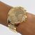 Reloj Guess W1156L2 correa de acero inoxidable color dorado