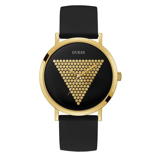 Reloj GUESS W1161G1 para Caballero correa de Silicona color Negro