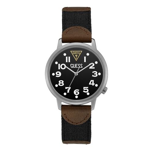 Reloj Guess Originals V1033M1 Unisex correa de Piel Genuina color Bitono