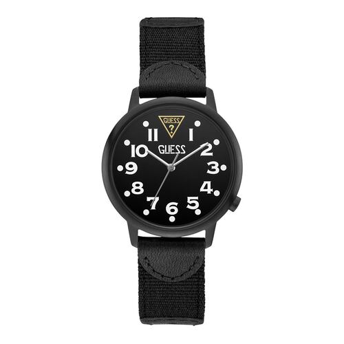 Reloj Guess Originals V1033M3 Unisex Piel Genuina Negro