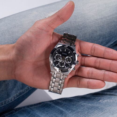 Reloj Guess GW0260G1 correa de acero inoxidable color plata