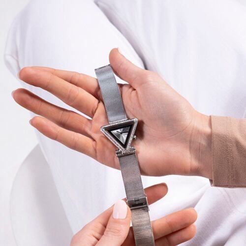 Reloj Guess GW0508L1 correa de acero inoxidable/mesh color plata