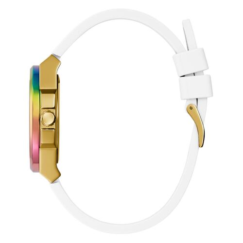 Reloj Guess GW0556L2 correa de silicón color blanco