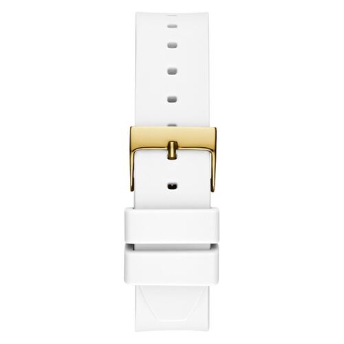 Reloj Guess GW0556L2 correa de silicón color blanco