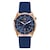 Reloj para caballero correa de acero inoxidable color azul GW0494G5 Guess