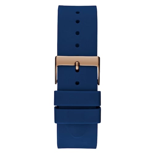 Reloj para caballero correa de acero inoxidable color azul GW0494G5 Guess