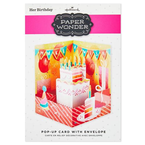 Tarjeta de cumpleaños Pop Up Hallmark - Pide un deseo