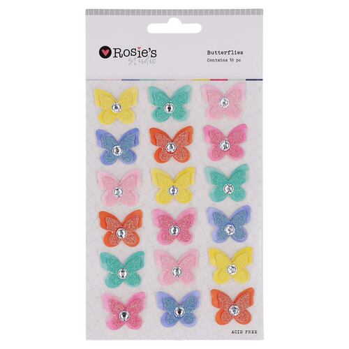 Stickers de mariposa brillante