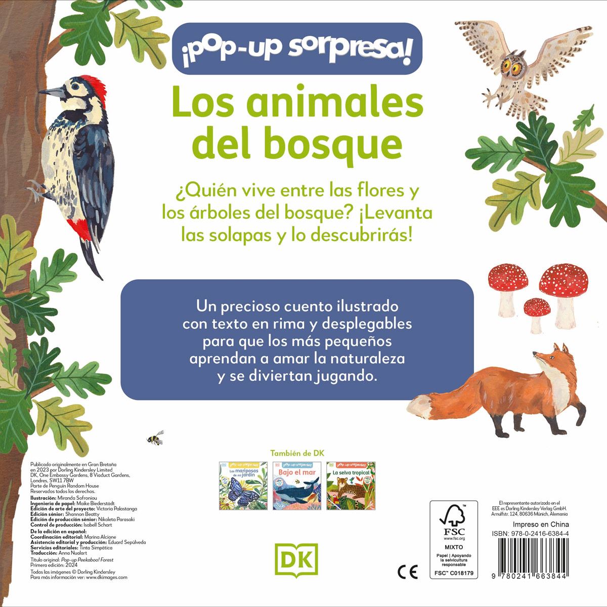 ¡Pop-Up sorpresa! - Los animales del bosque