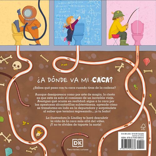¿A dónde va mi caca?