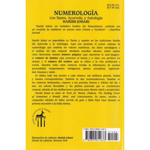 Numerología. Con tantra, ayurveda y astrología. La clave del comportamiento