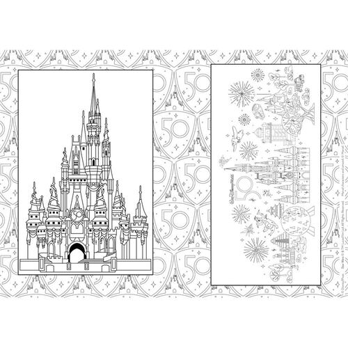 Art of Coloring: Walt Disney World 100 Images to Inspire Creativity from  The Most Magical Place on Earth by Kevin M. Kern Fabiola Garza, Kevin M.  Kern - Art of Coloring 