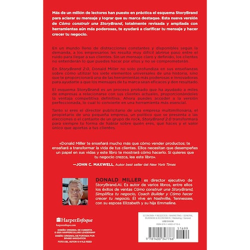 Storybrand 2.0 Edición actualizada: Clarifica tu mensaje y los clientes escucharán