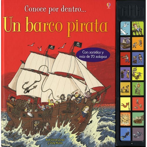 Un barco pirata (Con sonido y solapas)