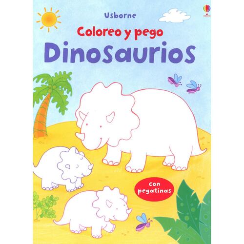Dinosaurios. Coloreo y pego