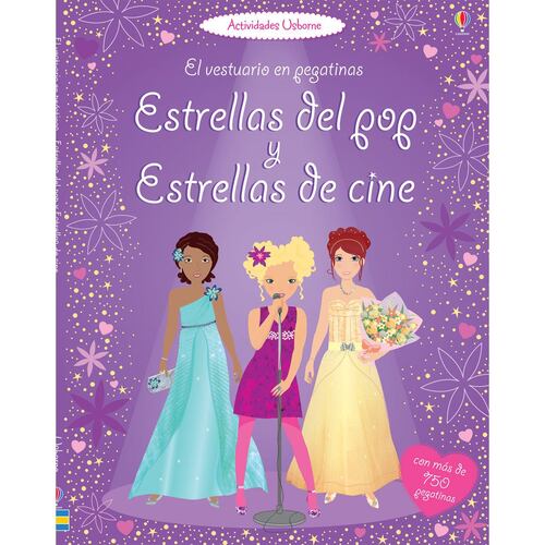 Estrellas del pop y Estrellas de cine. El vestuario en pegatinas