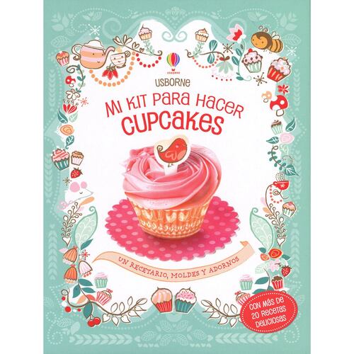 Set de 2 cajas decorativas para cupcakes