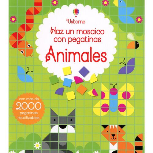 Haz un Mosaico con Pegatinas Animales